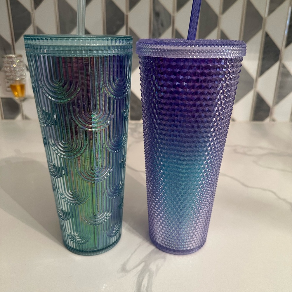 Starbucks Blue Iridescent Tumbler Set - Picture 2 of 4